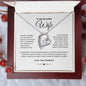 To My Wife - I Married You Because - Forever Love Necklace
