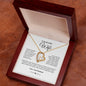To My Wife - I Married You Because - Forever Love Necklace