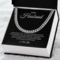 To My Husband - Never Forget - Cuban Link Chain