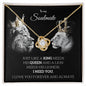 To My Soulmate - Love Knot Necklace