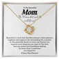 To My Beautiful Mom - Love Knot Necklace