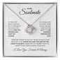 To My Soulmate If I Had One Wish - Love Knot Necklace