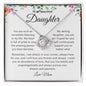 To My Daughter - Love Knot Necklace