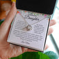 To My Daughter - Love Knot Necklace