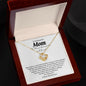 To My Beautiful Mom - Love Knot Necklace