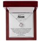 To My Beautiful Mom - Love Knot Necklace