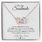 To My Soulmate - Interlocking Hearts Necklace