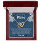 To My Amazing Mom - Interlocking Hearts Necklace