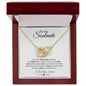 To My Soulmate - Interlocking Hearts Necklace