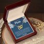 To My Amazing Mom - Interlocking Hearts Necklace