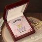 To My Wife - I'm Not Perfect - Interlocking Hearts Necklace