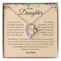 To My Daughter - Forever Love Necklace