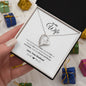To My Wife - Last Everything - Forever Love Necklace