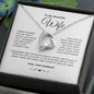 To My Wife - I Married You Because - Forever Love Necklace