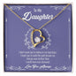 To My Daughter - Forever Love Necklace
