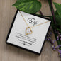 To My Wife - Last Everything - Forever Love Necklace