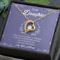 To My Daughter - Forever Love Necklace