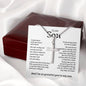 To My Son - Cross Necklace