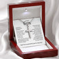 To My Son - Cross Necklace